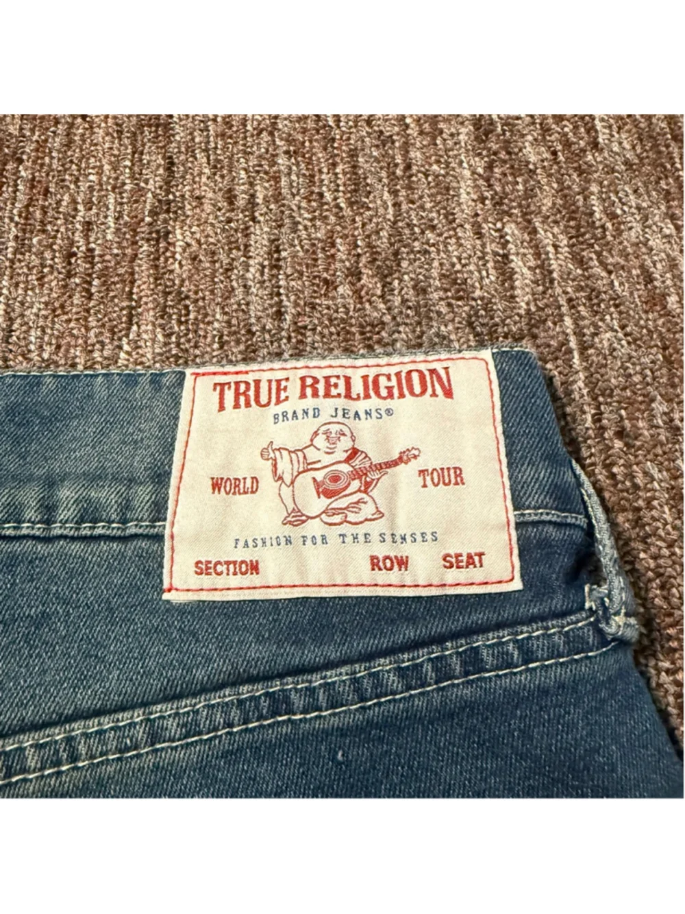 True Religion Geno Relaxed Slim Jeans Men’s Waist 32 Blue wash